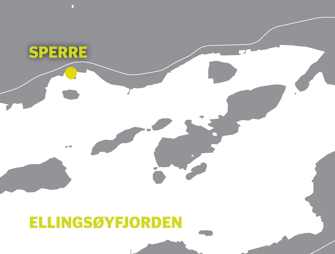 Vi la ut på tur fra Sperre på Ellingsøya. 