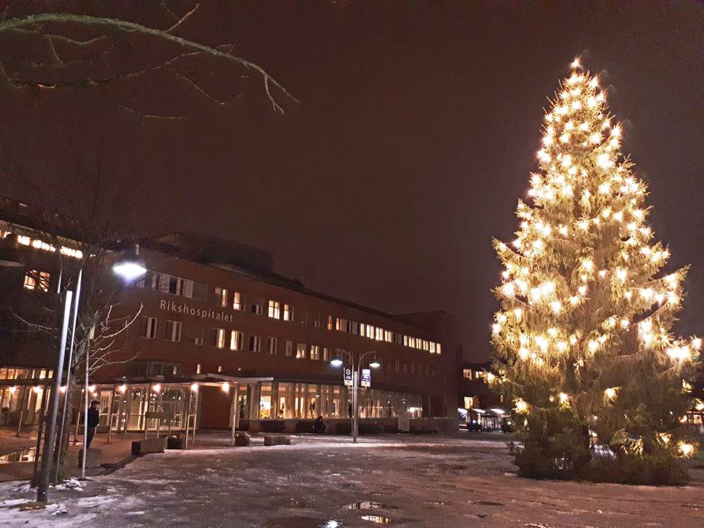 Jul på Rikshospitalet. Jul på Rikshospitalet.